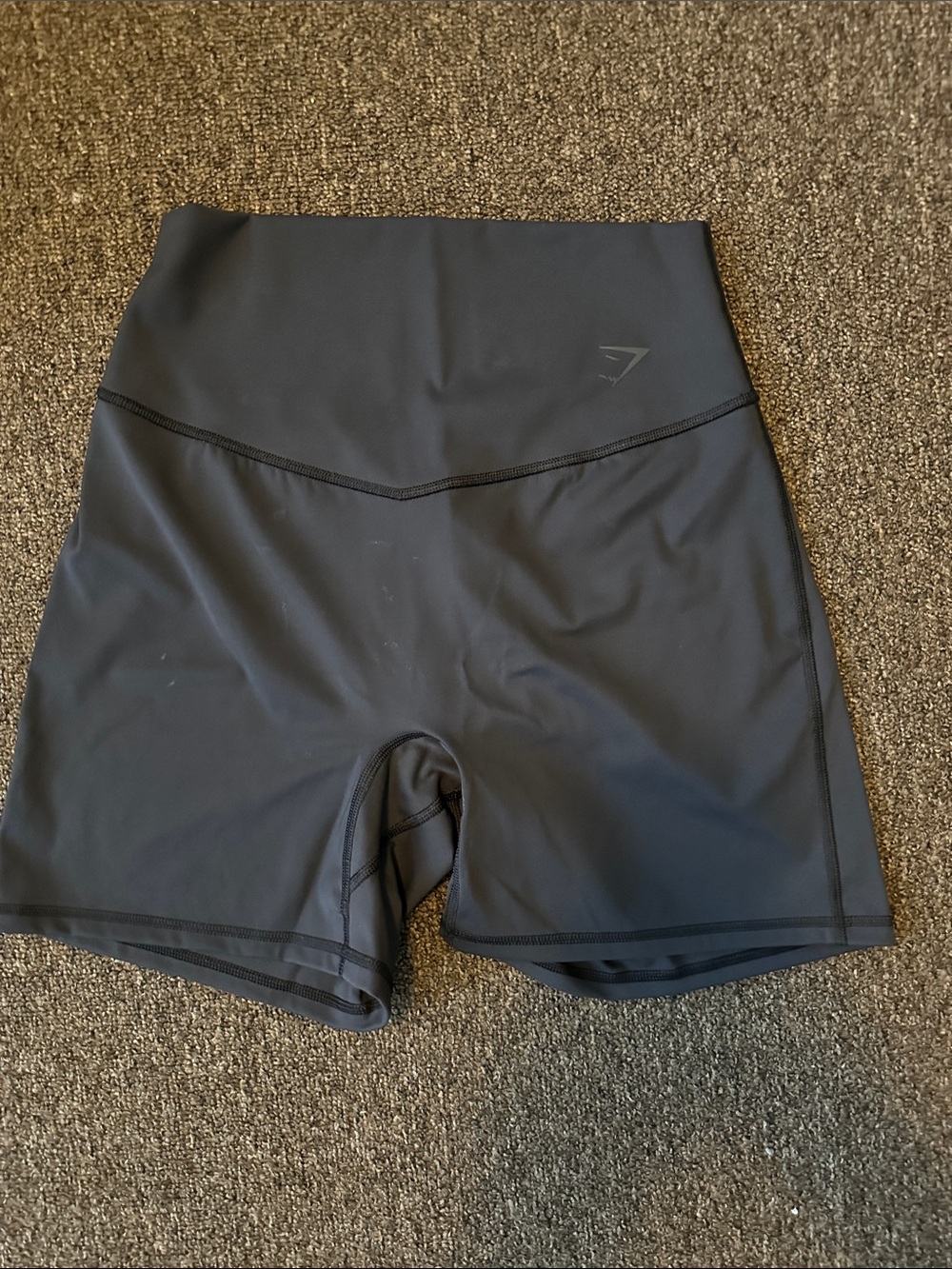 Gymshark Women's High-Waist Black Workout Shorts